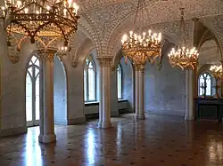 Marmorsaal im Schloss Rosenau, Coburg