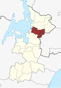 Lage des Ågerup Sogn in der Roskilde Kommune