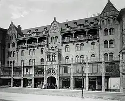 Der Neubau von Theodor Kösser an der Goethestraße 1906