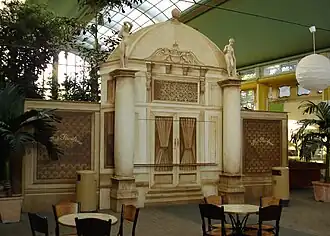 Gastronomiebereich in der Rivierahalle