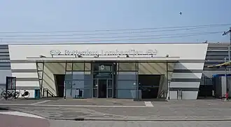 Das Bahnhofgebäude von 1968