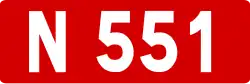 Route nationale 551