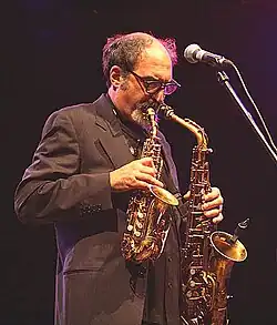 Bild eines Saxophonisten