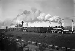 Königlicher Zug bei Dunedin, während des Besuchs durch Duke and Duchess of York, 1927