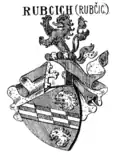 Wappen der Familie Rubcich in Siebmachers Wappenbuch