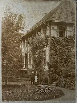 Salzpapierabzug aus einem Brief an seine Tochter Elisabeth Rudorff vom 11. Dezember 1899