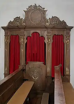 Rokoko-Beichtstuhl