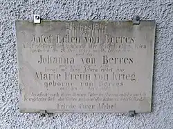 Ruhestätte von Josef von Berres in Weyer