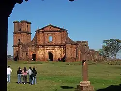 Kirchenruine der Jesuitenreduktion São Miguel das Missões, Brasilien