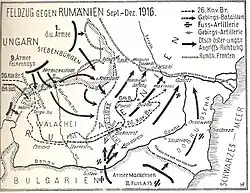 26. Kavallerie-Brigade 1916 in Rumänien