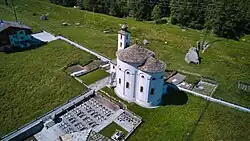 Rundkirche in Saas-Balen