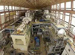 Turbinenhalle 2 von Kola 3 und 4