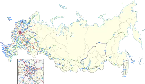 Föderale Fernstraßen in Russland