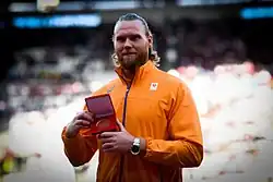 Rutger Smith, Vizeweltmeister von 2005 und EM-Dritter von 2006, als er im Jahr 2017 endlich seine Bronzemedaille erhielt