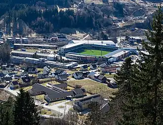 Der Fosshaugane Campus im April 2016