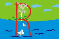 Flagge des Ortes Rutten