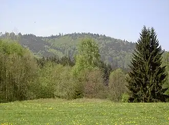 Železný vrch – Eisenberg von Südosten aus