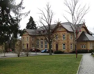 Rückansicht des Sozialzentrums