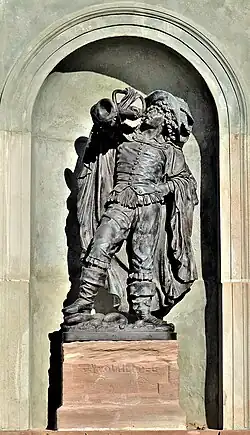 Bronzeabguss der Statue von Heinrich Ruf (1876)