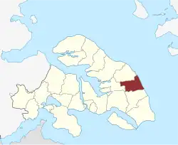 Lage des Asserballe Sogn in der Sønderborg Kommune