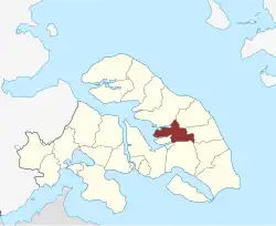 Lage des Ketting Sogn in der Sønderborg Kommune