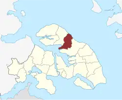 Lage des Svenstrup Sogn in der Sønderborg Kommune