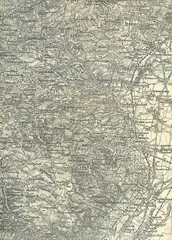 Die Südbahn und ihre Nebenbahnen sind um 1900 die dominanten Verkehrslinien der Gemeinde.