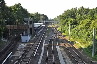 Das Bahnhofsgelände