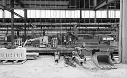 Rückbau an Bahnsteig 1, Ende Mai 2013