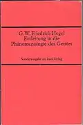 IB 300/2 – G. W. Hegel: Einleitung in die Phänomenologie des Geistes, rot