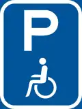R324P: Parkplatz für Schwerbehinderten
