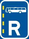 R348: Omnibusspur – rechts*