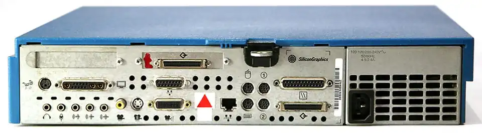 Rückseite einer Indy mit I/O Panel