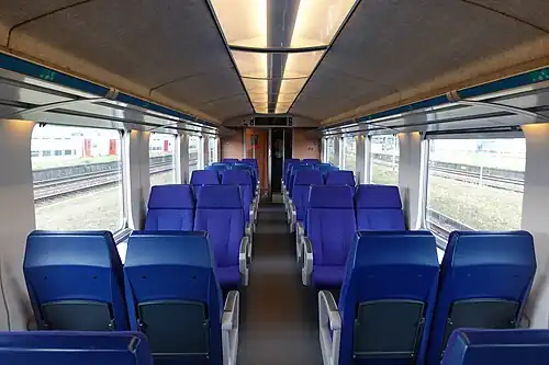 Innenansicht der 2. Klasse