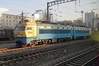 Doppellokomotive SS4 verwendet für Kohlezüge