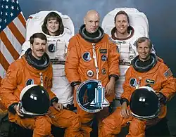 v.&nbsp;l.&nbsp;n.&nbsp;r. Kent Rominger, Tamara Jernigan, Story Musgrave, Thomas Jones, Kenneth Cockrell