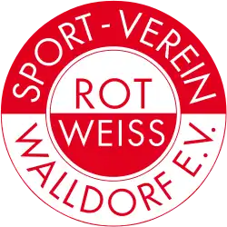 Wappen des SV Rot-Weiß Walldorf