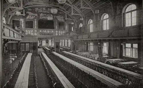 Saalbau von innen 1916