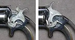 Schloss des Smith&nbsp;& Wesson No.-2-Army-Revolvers