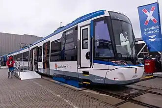 Stadler Citylink auf der Innotrans in Berlin