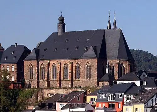 Ansicht von der Saar aus