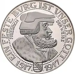 Gedenkmünze zum Reformationsjubiläum 1917