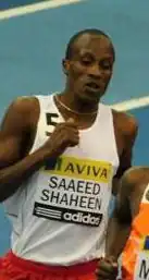 Saif Saaeed Shaheen, 2003 und 2005 Weltmeister über 3000 Meter Hindernis, Elfter in 13:26,35 min