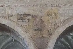 Wandmalerei im Langhaus