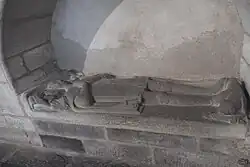 Wandnischengrab mit der Liegefigur eines Ritters der Familie Pontbriand, 15.&nbsp;Jahrhundert