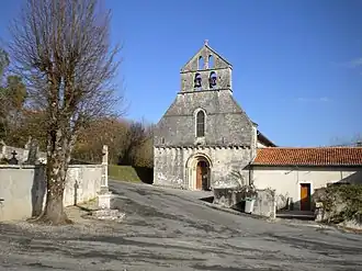Die Kirche Saint-Martial in Saint-Martial-de Valette