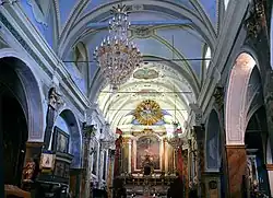 Innenansicht des barocken Schiffes