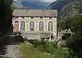 Wasserkraftwerk bei Saint-Maurice-en-Valgodemard