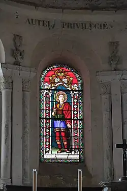 Bleiglasfenster, heiliger Mauritius