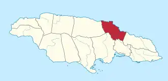 Das Parish Saint Mary in Jamaika